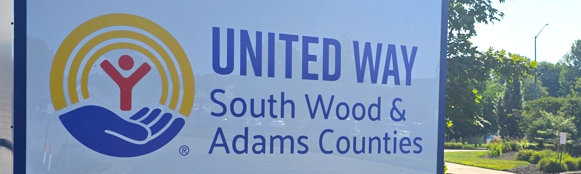 United Way of South Wood & Adams Counties' outdoor sign